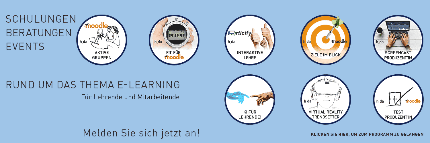 Schulungen für Lehrende und Mitarbeiter Wintersemester 2025